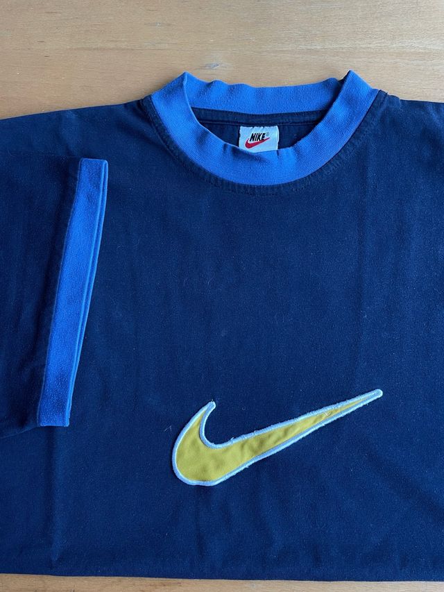Camiseta Nike Azul y Amarilla