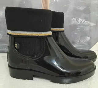 Botas de agua Tommy Hilfiger negras! Original.