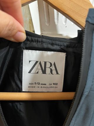 Sudadera Zara niño gris y negra 11/12 años