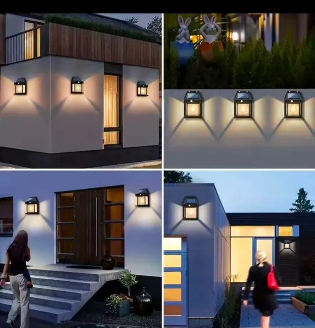 Lámpara Solar Exterior Impermeable