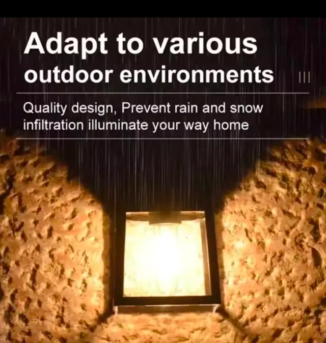 Lámpara Solar Exterior Impermeable