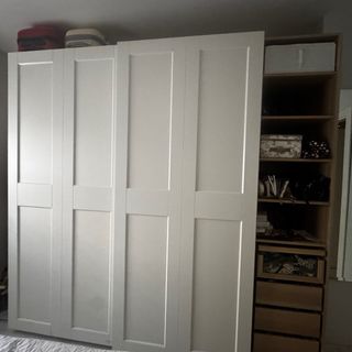 Porte scorrevoli 2x236. Armadio Ikea Pax Bianco