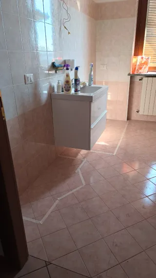 Mobile bagno sospeso bianco 