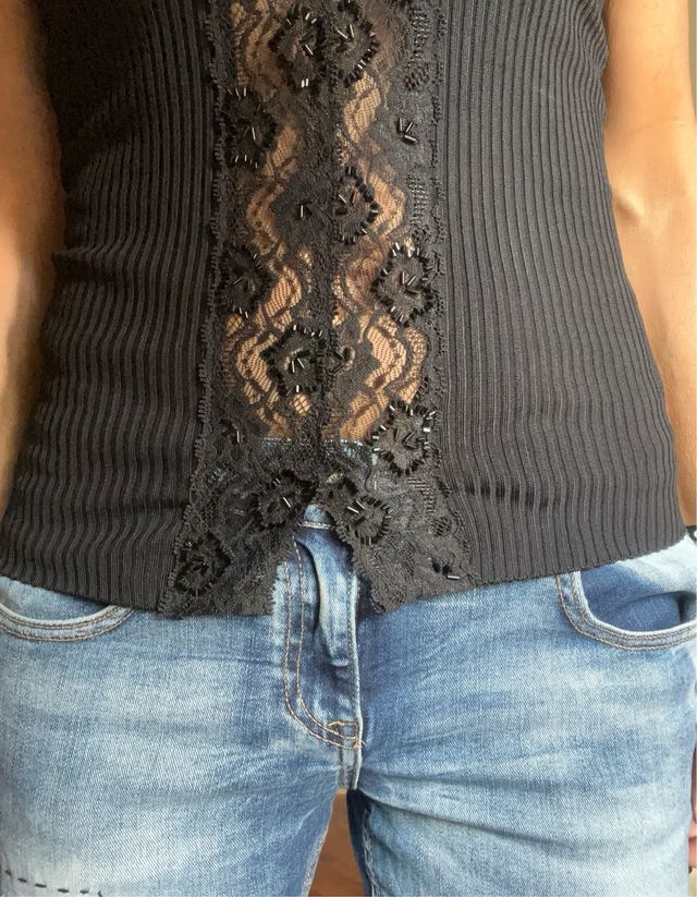 Canotta J_site taglia unica nera