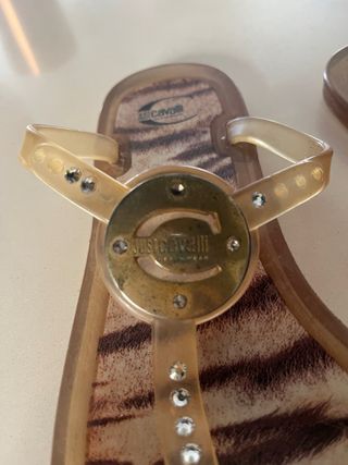 Sandalias Just Cavalli Talla 39 Animal Print