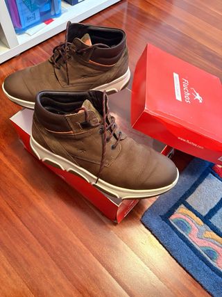 Botas Fluchos Piel Marrón Talla 45