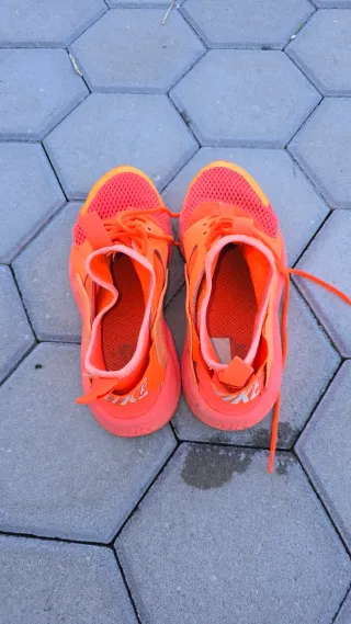 Tênis Nike Huarache Laranja Neon