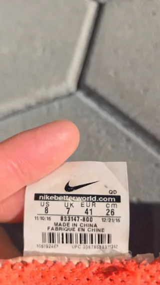 Tênis Nike Huarache Laranja Neon