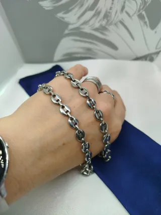 Collar eslabón Calabrote Acero Inoxidable