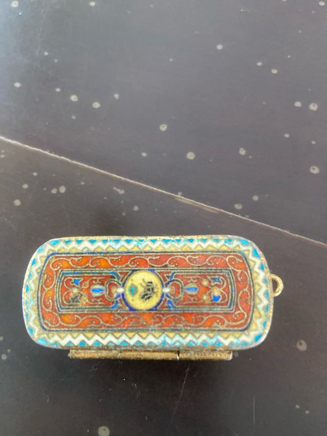 Cajitas cerámica miniatura motivos florales