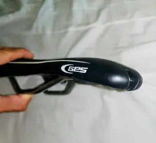 Sillín Bici Antiprostatico GES Negro