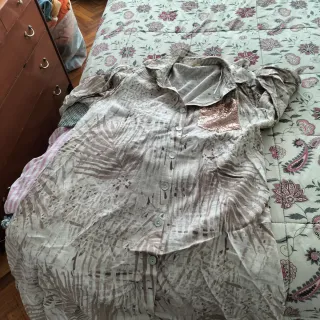 Vestido camisero rayas rosa y blanco Talla M