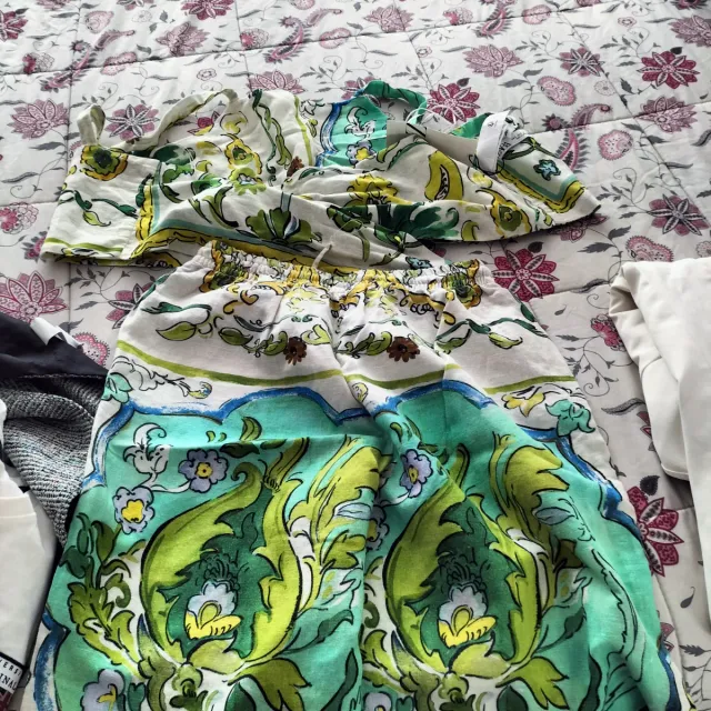 Vestido camisero rayas rosa y blanco Talla M