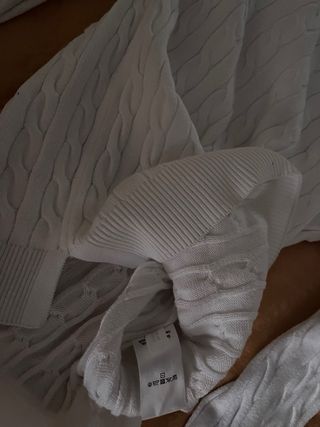 Jersey Lacoste Mujer Ochos Blanco