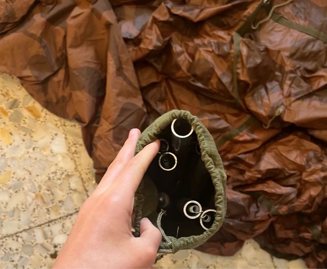 Tienda de campaña camuflaje militar