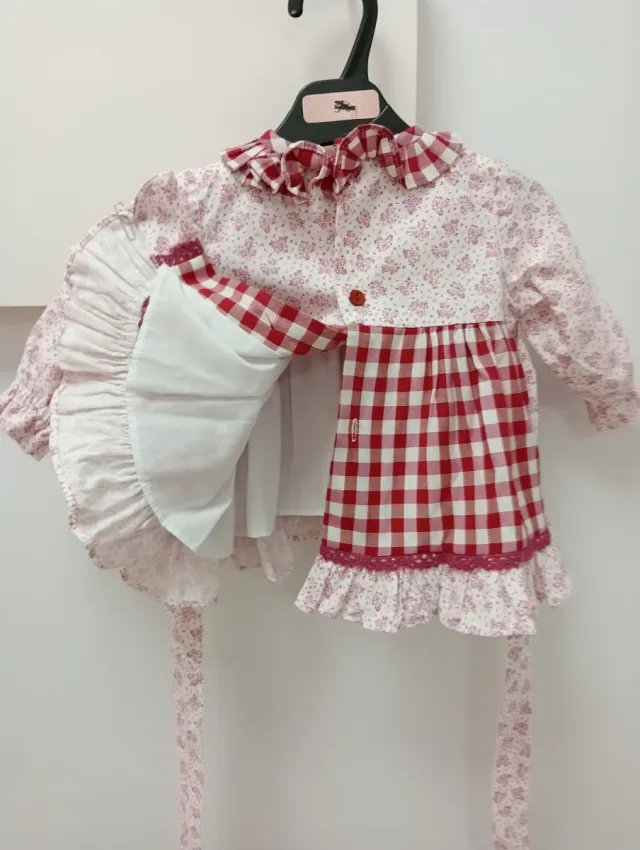 VESTIDO INVIERNO Y CULOTE ‼️ 9/12M NUEVO‼️