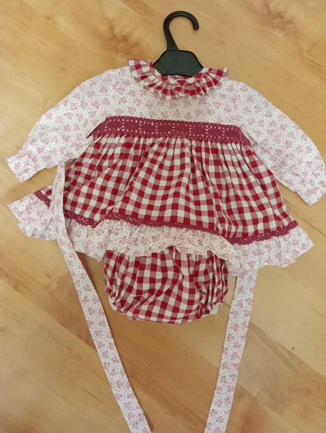 VESTIDO INVIERNO Y CULOTE ‼️ 9/12M NUEVO‼️