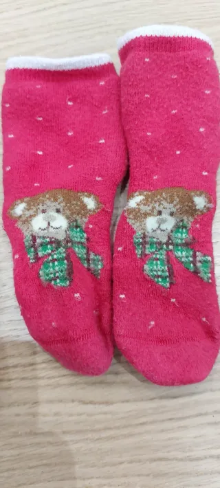 5 paia di calzini antiscivolo  natalizi 1-2anni