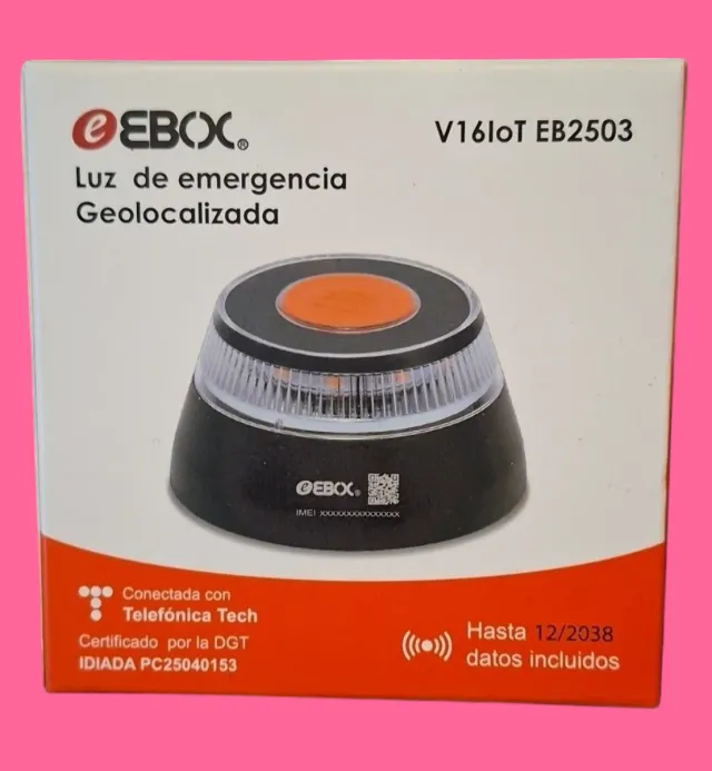 Baliza V16 Geolocalizada EBOX Homologada DGT