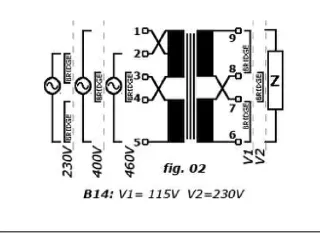 Transformador Monofásico Tecnotrafo TKS 310b14