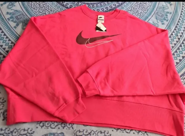 Sudadera Nike Rosa Talla Grande