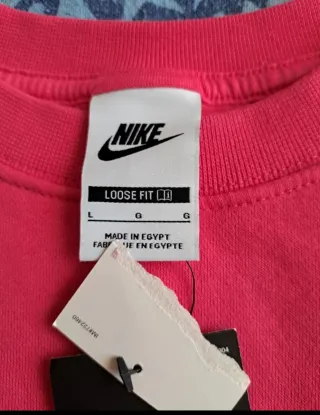 Sudadera Nike Rosa Talla Grande