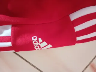 Sudadera Adidas Roja con Capucha
