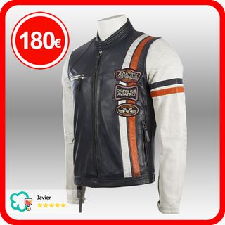Chaqueta Cuero Aviador