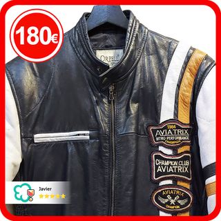 Chaqueta Cuero Aviador