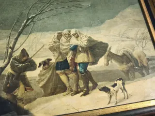 Oleo La Nevada Francisco Goya Repr