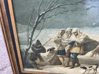 Oleo La Nevada Francisco Goya Repr