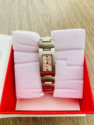 Reloj Lotus Plata y Rosa