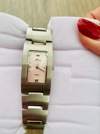 Reloj Lotus Plata y Rosa