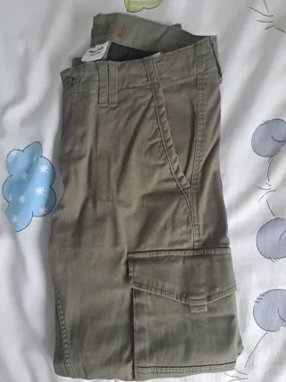 Pantalones cargo JACK&JONES verde oliva