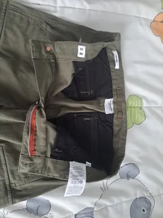 Pantalones cargo JACK&JONES verde oliva