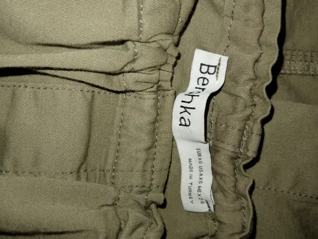 Gonna Bershka marrone cargo