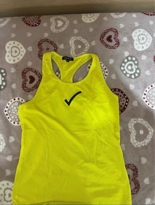 Canottiera Gialla Fluo Sport Taglia S