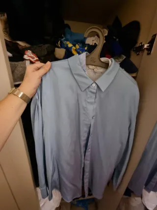 Blusa Manguun Turquesa Talla 42