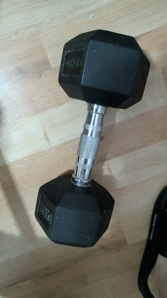 Mancuernas 10kg Hexagonales (Par)