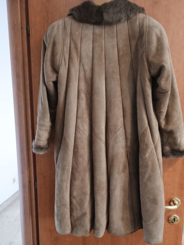 Cappotto Montone Beige/Marrone Vero Muflone