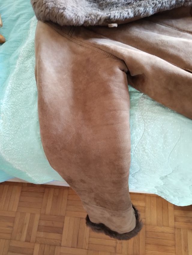 Cappotto Montone Beige/Marrone Vero Muflone