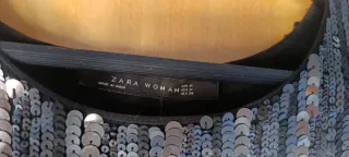 Vestido lentejuelas Zara T M