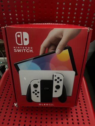 Caja Nintendo Switch OLED Blanca
