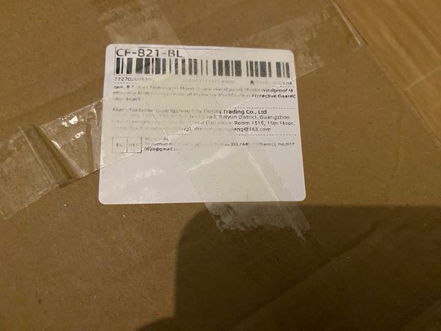 Guardamanos Moto Negro