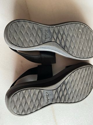 Sandalias Clarks Mujer Talla 38 Negras