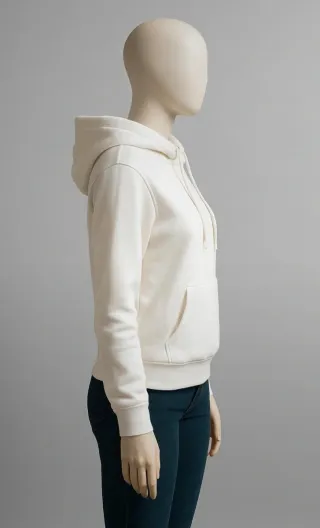 Sudadera Puma Beige/ Blanca