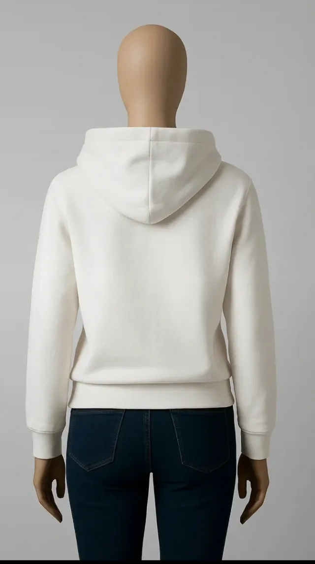 Sudadera Puma Beige/ Blanca