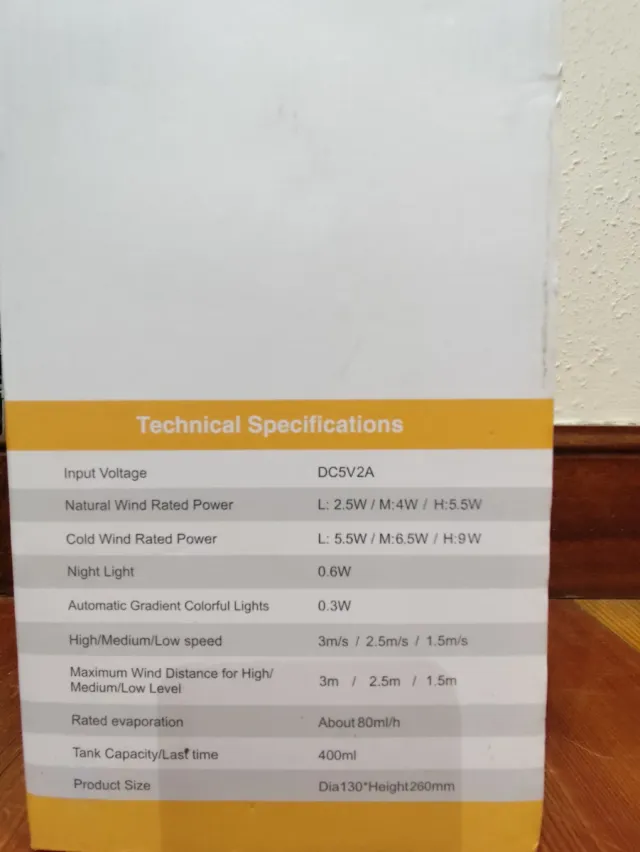 Mini ventilador portátil