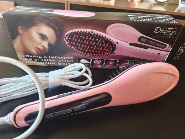 Spazzola piastra per capelli in ceramica IDItalian