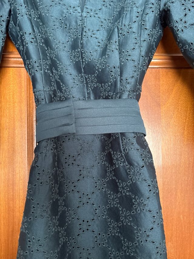 Vestido Purificación García verde oliva